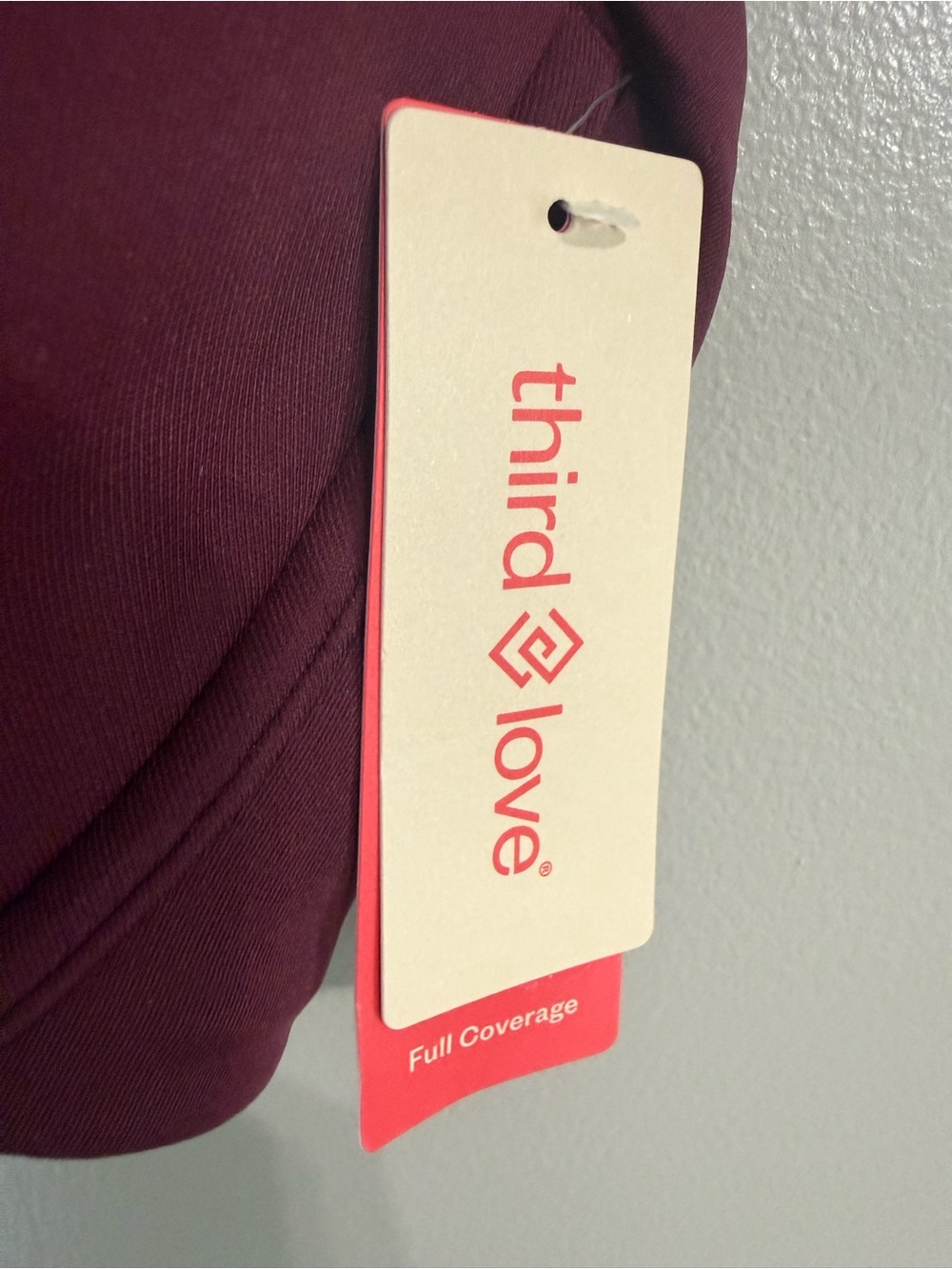 NWT ThirdLove 34D Comfort Stretch Smoothing Full Coverage Underwire Bra Syrah - Picture 7 of 10